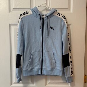 Victoria's Secret Light Blue Hoodie Jacket